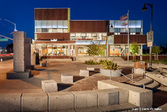 Photo of Juvenile Justice Center basketball court.